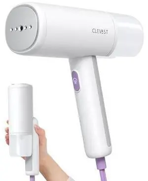 Steamer for Clothes - Portable Garment Steamer for Clothing, Handheld and Foldable Travel Size Wrinkle Remover, 30-Second Fast Heat Up, Powerful Steam Output, 120V Only Steamer for Clothes - Portable Garment Steamer for Clothing, Handheld and Foldable Travel Size Wrinkle Remover, 30-Second Fast Heat Up, Powerful Steam Output, 120V Only
