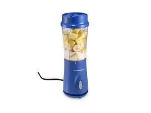 Portable Blender for Shakes and Smoothies, 14 Oz BPA Free Travel Cup & Lid, Durable Stainless Steel Blades, Personal Smoothie Blender, Blue, 51132G Portable Blender for Shakes and Smoothies, 14 Oz BPA Free Travel Cup & Lid, Durable Stainless Steel Blades, Personal Smoothie Blender, Blue, 51132G