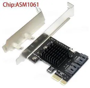 PCI-E PCI Express To SATA 3.0 Extension Card with Bracket 2-Port SATA III 6Gbps Expansion Adapter Pci E Sata3 Pcie Sata 3 Card PCI-E PCI Express To SATA 3.0 Extension Card with Bracket 2-Port SATA III 6Gbps Expansion Adapter Pci E Sata3 Pcie Sata 3 Card