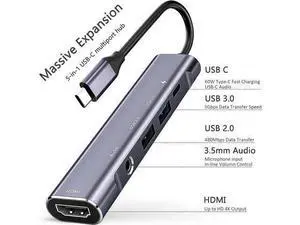 USB C to HDMI Adapter Dex Dock for Galaxy S25/S24/S23/S22/Note20/TabS9/S8/S7 Type-c hub with 3.5mm Audio Jack 4K HDMI USB3.0 PD 60W Adapter for iPhone 15/iPad Air 4/5 iPad mini 6 Nintendo Switch USB C to HDMI Adapter Dex Dock for Galaxy S25/S24/S23/S22/Note20/TabS9/S8/S7 Type-c hub with 3.5mm Audio Jack 4K HDMI USB3.0 PD 60W Adapter for iPhone 15/iPad Air 4/5 iPad mini 6 Nintendo Switch
