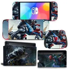 Venom Skin Sticker Decal for Switch Console Controller Dock Skin Vinyl(2193) Venom Skin Sticker Decal for Switch Console Controller Dock Skin Vinyl(2193)