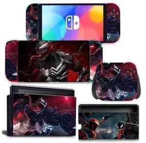 Venom Skin Sticker Decal for Switch Console Controller Dock Skin Vinyl(2191) Venom Skin Sticker Decal for Switch Console Controller Dock Skin Vinyl(2191)