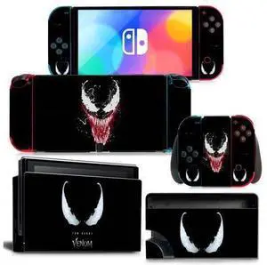 Venom Skin Sticker Decal for Switch Console Controller Dock Skin Vinyl(2182) Venom Skin Sticker Decal for Switch Console Controller Dock Skin Vinyl(2182)