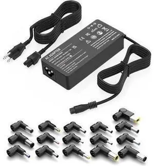 90W Universal AC Adapter Laptop Charger Compatible with HP IBM Sony Fujitsu Gateway Notebook Ultrabook Chromebook Power Supply Cord with 16 Tips 90W Universal AC Adapter Laptop Charger Compatible with HP IBM Sony Fujitsu Gateway Notebook Ultrabook Chromebook Power Supply Cord with 16 Tips