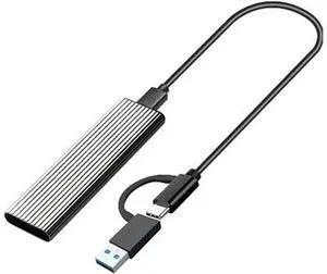 Aomoproing FOR 2 In 1 Dual Protocol Type C USB 3.1 Adapter SATA SSD HDD M.2 NGFF SSD Enclosure For M2 Hard Drive Aomoproing FOR 2 In 1 Dual Protocol Type C USB 3.1 Adapter SATA SSD HDD M.2 NGFF SSD Enclosure For M2 Hard Drive