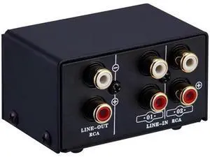 Aomoproing 2 in 1 Out or 1 in 2 Out Audio Source Signal Selector, Switcher, Speaker, Audio Source, Switcher, RCA Interface, Lossess Aomoproing 2 in 1 Out or 1 in 2 Out Audio Source Signal Selector, Switcher, Speaker, Audio Source, Switcher, RCA Interface, Lossess