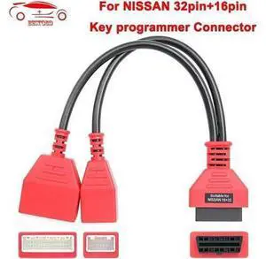 Aomoproing for Nissan Key programmer 32pin 16Pin to 16pin OBD2 Extension Cable Male to Female Car ECU auto Tool OBD 2 Connector Aomoproing for Nissan Key programmer 32pin 16Pin to 16pin OBD2 Extension Cable Male to Female Car ECU auto Tool OBD 2 Connector