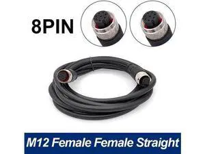 M12 sensor connector cable double head waterproof line male female 2m wire waterproof 4Pin 5Pin 8Pin sensor connectors(Straight F to F 8 p) M12 sensor connector cable double head waterproof line male female 2m wire waterproof 4Pin 5Pin 8Pin sensor connectors(Straight F to F 8 p)