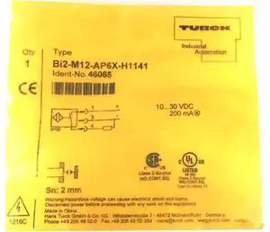 TURCK Bi2-M12-AP6X-H1141 46065 Inductive sensor PNP TURCK Bi2-M12-AP6X-H1141 46065 Inductive sensor PNP