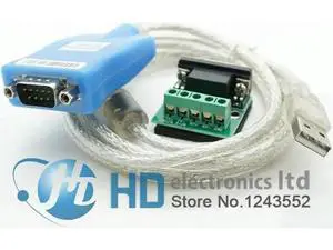Aomoproing FOR USB 2.0 to RS-485/-422 RS485/RS422 Adapter Converter Cable set of FT232 Aomoproing FOR USB 2.0 to RS-485/-422 RS485/RS422 Adapter Converter Cable set of FT232