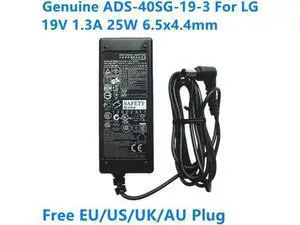 Aomoproing 19V 1.3A 25W 6.5x4.4mm ADS-40SG-19-3 19025G AC Adapter For ADS-40FSG-19 LCAP21 24M38H-B Monitor Power Supply Charger Aomoproing 19V 1.3A 25W 6.5x4.4mm ADS-40SG-19-3 19025G AC Adapter For ADS-40FSG-19 LCAP21 24M38H-B Monitor Power Supply Charger