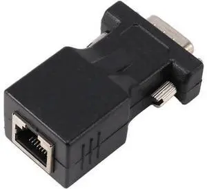 Aomoproing 20X VGA Extender Male To LAN CAT5 CAT6 RJ45 Network Cable Adapter Aomoproing 20X VGA Extender Male To LAN CAT5 CAT6 RJ45 Network Cable Adapter