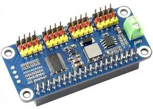 16-CH 12-Bit PWM Servo Motor Driver Module Shield Expansion Board HAT for Raspberry Pi RPI Zero W WH 3B Plus 4B 16-CH 12-Bit PWM Servo Motor Driver Module Shield Expansion Board HAT for Raspberry Pi RPI Zero W WH 3B Plus 4B