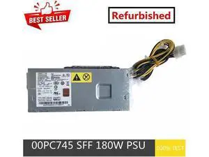 For ThinkCentre Desktop SFF 180W PSU Power Supply 10+4pin 00PC745 00PC750 00PC752 00PC790 5P51D76945 For ThinkCentre Desktop SFF 180W PSU Power Supply 10+4pin 00PC745 00PC750 00PC752 00PC790 5P51D76945