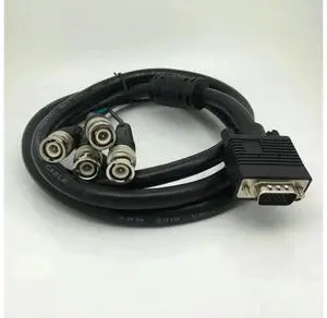 FOR 5M 10M 15M VGA Male to 5BNC Male Adapter Cable 6-in Gold VGA Male to RGBHV 5 BNC RCA Male Breakout Cable Adapter FOR 5M 10M 15M VGA Male to 5BNC Male Adapter Cable 6-in Gold VGA Male to RGBHV 5 BNC RCA Male Breakout Cable Adapter