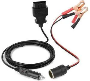 OBD? Vehicle ECU Emergency Power Supply Cable Car Memory Saver (3Meter) Cable Adapter with Alligator Clip-On Cigarette Lighter Power Socket OBD? Vehicle ECU Emergency Power Supply Cable Car Memory Saver (3Meter) Cable Adapter with Alligator Clip-On Cigarette Lighter Power Socket