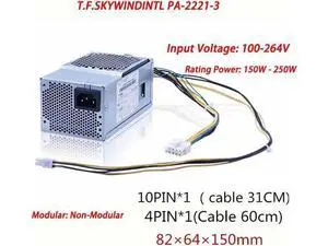 210W Server Psu for M410 E75S PA-2221-3 FRU:00PC746 Power Supply For Server 10pin +4pin HK310-71PP PCG010 FSP210-20TGBAB 210W Server Psu for M410 E75S PA-2221-3 FRU:00PC746 Power Supply For Server 10pin +4pin HK310-71PP PCG010 FSP210-20TGBAB