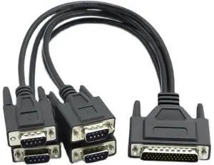 DB44 pin to DB9 pin cable 4 Port DB9 RS-422 serial adapter cables for PCI card to 4 x RS422/485 cards DB44 pin to DB9 pin cable 4 Port DB9 RS-422 serial adapter cables for PCI card to 4 x RS422/485 cards