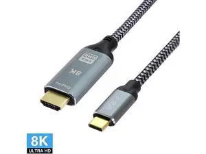 Type-C USB4 USB-C Male Source to HDTV 2.0 Male Display 8K UHD 4K DP to HDTV Male Monitor Cable Type-C USB4 USB-C Male Source to HDTV 2.0 Male Display 8K UHD 4K DP to HDTV Male Monitor Cable