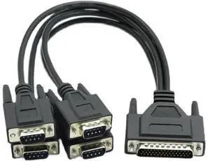 FOR DB44 pin to DB9 pin cable 4 Port DB9 RS-422 serial adapter cables for PCI card to 4 x RS422/485 cards FOR DB44 pin to DB9 pin cable 4 Port DB9 RS-422 serial adapter cables for PCI card to 4 x RS422/485 cards
