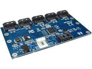 SATA Adapter Card 1 to 5 Port Converter SATA Port Multiplier Hard Disk Riser Card Hub for Windows 7 XP Vista data protection SATA Adapter Card 1 to 5 Port Converter SATA Port Multiplier Hard Disk Riser Card Hub for Windows 7 XP Vista data protection