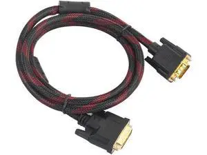 1.4m DVI Male to VGA Male DVI-I Cable 24 + 5 VGA Turn Cable Connector Cable to DVI-I to VGA Video for HDTV DVD Notebook 1.4m DVI Male to VGA Male DVI-I Cable 24 + 5 VGA Turn Cable Connector Cable to DVI-I to VGA Video for HDTV DVD Notebook