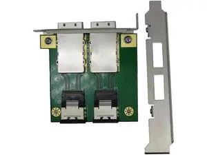 FOR 2 Ports Dual Mini SAS SAS26P Sff-8088 TO Sas36p Sff-8087 Adapter IN PCI Bracke PCI Bracket Converter FOR 2 Ports Dual Mini SAS SAS26P Sff-8088 TO Sas36p Sff-8087 Adapter IN PCI Bracke PCI Bracket Converter