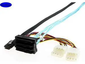 FOR MINI SAS SFF-8087 to 4 Ports MINI SAS SFF-8482 server Adapter Cable with POWER FOR MINI SAS SFF-8087 to 4 Ports MINI SAS SFF-8482 server Adapter Cable with POWER