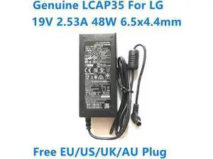 19V 2.53A 48W LCAP35 DA-48F19 AC Adapter Charger For Monitor A4819_FDY E1945CW IPS224T LCAP21C Power Supply Charger 19V 2.53A 48W LCAP35 DA-48F19 AC Adapter Charger For Monitor A4819_FDY E1945CW IPS224T LCAP21C Power Supply Charger