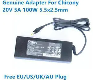 20V 5A 100W AC Adapter for Plugable UD-CAM EXTERNAL DOCKING STATION A16100P1A Chicony A16-100P1A Power Supply Charger 20V 5A 100W AC Adapter for Plugable UD-CAM EXTERNAL DOCKING STATION A16100P1A Chicony A16-100P1A Power Supply Charger