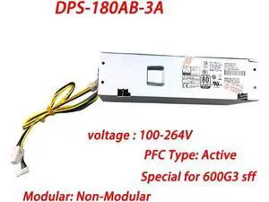 180w Power Supply Server 600G3 Sff 180W Computer PSU DPS-180AB-3A DPS-180AB-26A 901765-003 Server Power Supply Mini Pc Server - OEM 180w Power Supply Server 600G3 Sff 180W Computer PSU DPS-180AB-3A DPS-180AB-26A 901765-003 Server Power Supply Mini Pc Server - OEM