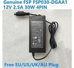 FSP030-DGAA1 12V 2.5A 30W 4PIN AC Adapter For Monitoring Abus TVVR30003 TVVR20001 Power Supply Charger FSP030-DGAA1 12V 2.5A 30W 4PIN AC Adapter For Monitoring Abus TVVR30003 TVVR20001 Power Supply Charger