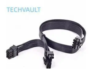 PCIe 8Pin to 2x8Pin (6+2Pin) GPU Power Cable, 60+20CM 18AWG High Durability Cable, Compatible with CoolerMaster GX/MWE V2 Series (GX550, GX650, GX750, GX850, GX1050, GX1250) for Graphics Card PCIe 8Pin to 2x8Pin (6+2Pin) GPU Power Cable, 60+20CM 18AWG High Durability Cable, Compatible with CoolerMaster GX/MWE V2 Series (GX550, GX650, GX750, GX850, GX1050, GX1250) for Graphics Card