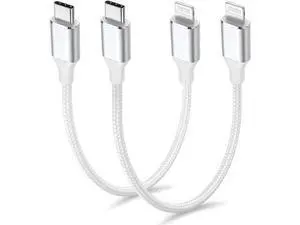 1ft 2Pack USB C to Lightning Cable Short PD USB C to iPhone Cable MFi Certified Nylon Braided Short iPhone Charger Cord Fast Charging for iPhone 14 13 12 11 Pro Max XR XS X 8 Plus SE iPad 1ft 2Pack USB C to Lightning Cable Short PD USB C to iPhone Cable MFi Certified Nylon Braided Short iPhone Charger Cord Fast Charging for iPhone 14 13 12 11 Pro Max XR XS X 8 Plus SE iPad