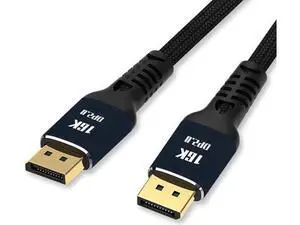 16K DisplayPort Cable 2.0, DP Cable 3.3ft16K@60Hz, 8K@60Hz, 4K@165Hz, 80Gbps, Display Port to Display Port Cable 2.0 (DP to DP Cable) Compatible for Gaming Laptop TV PC Computer Monitor 16K DisplayPort Cable 2.0, DP Cable 3.3ft16K@60Hz, 8K@60Hz, 4K@165Hz, 80Gbps, Display Port to Display Port Cable 2.0 (DP to DP Cable) Compatible for Gaming Laptop TV PC Computer Monitor