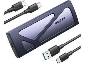 UGREEN M.2 NVMe SSD Enclosure, Tool-Free USB C External Case 10Gbps M.2 NVMe to USB Adapter Reader, Supports M Key B+M Key 2230 2242 2260 2280 SSD UGREEN M.2 NVMe SSD Enclosure, Tool-Free USB C External Case 10Gbps M.2 NVMe to USB Adapter Reader, Supports M Key B+M Key 2230 2242 2260 2280 SSD