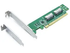 2xMCIO 74Pin 8I to PCIe X16 Adapter Card, Gen5 PCIe 5.0 High Speed Bifurcation Expansion Card for Server Storage 2xMCIO 74Pin 8I to PCIe X16 Adapter Card, Gen5 PCIe 5.0 High Speed Bifurcation Expansion Card for Server Storage