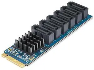 M.2 M Key to SATA 3.0 Adapter Card, ASMedia ASM1166 Chip, M.2 PCIe to SATA Expansion Card with LED Indicator, Compatible with SSD HDD for Desktop PC, Full Mounting Tools Included M.2 M Key to SATA 3.0 Adapter Card, ASMedia ASM1166 Chip, M.2 PCIe to SATA Expansion Card with LED Indicator, Compatible with SSD HDD for Desktop PC, Full Mounting Tools Included