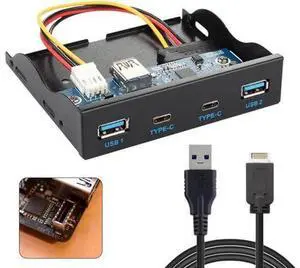 4 Ports USB 3.0 Hub Front Panel, Motherboard USB 3.1 Header Extension Cable, 3.5 Inch Floppy Bay Internal USB Front Panel Adapter Cord 4 Ports USB 3.0 Hub Front Panel, Motherboard USB 3.1 Header Extension Cable, 3.5 Inch Floppy Bay Internal USB Front Panel Adapter Cord