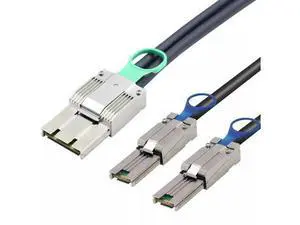 50CM Mini SAS HD SFF-8088 8X 68P I/O Male to 2X SFF-8088 26P Male Breakout Adapter Cable 50CM Mini SAS HD SFF-8088 8X 68P I/O Male to 2X SFF-8088 26P Male Breakout Adapter Cable