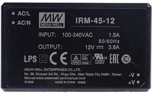 IRM-30-24 Encapsulated Power Module, 110V/220V AC to 24V DC 1.3A 30W PCB-Mount Switching Power Supply PSU IRM-30-24 Encapsulated Power Module, 110V/220V AC to 24V DC 1.3A 30W PCB-Mount Switching Power Supply PSU