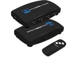 8K Ultra HD HDMI Switch 3 in 1 Out, 48Gbps HDMI 2.1 Switcher with IR Remote Control, Support 8K@60Hz 4K@120Hz 1080P@240Hz, Compatible with Xbox Series X, PS5, TV and Monitor 8K Ultra HD HDMI Switch 3 in 1 Out, 48Gbps HDMI 2.1 Switcher with IR Remote Control, Support 8K@60Hz 4K@120Hz 1080P@240Hz, Compatible with Xbox Series X, PS5, TV and Monitor