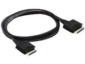 50cm OCuLink SFF-8611 8X to SFF-8611 8X PCIe Active SSD Data Cable 50cm OCuLink SFF-8611 8X to SFF-8611 8X PCIe Active SSD Data Cable