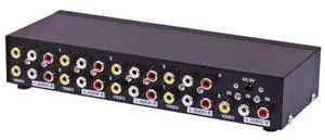 8Port 3RCA Composite AV Selector Splitter Box, 8Way Audio Video RCA Switcher for Home Use 8Port 3RCA Composite AV Selector Splitter Box, 8Way Audio Video RCA Switcher for Home Use