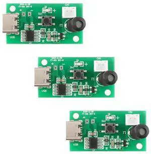 3Pcs Type-C USB Spray Humidifier Module Integrated Driver Circuit Board 3Pcs Type-C USB Spray Humidifier Module Integrated Driver Circuit Board