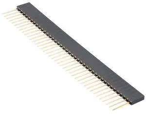 10Pcs 1x40 Pin Single Row Female Header 2.54mm Pitch Extended Leg 10Pcs 1x40 Pin Single Row Female Header 2.54mm Pitch Extended Leg