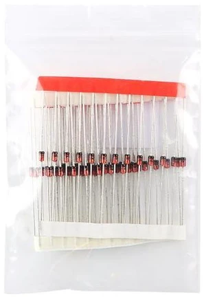100Pcs 1N4733A Zener Diodes - 1W 5.1V DO-204AL Efficiency Diode for Power Rectification, 1N4733 1 Watt 5.1 Volt DO-41 Package for Electronics 100Pcs 1N4733A Zener Diodes - 1W 5.1V DO-204AL Efficiency Diode for Power Rectification, 1N4733 1 Watt 5.1 Volt DO-41 Package for Electronics
