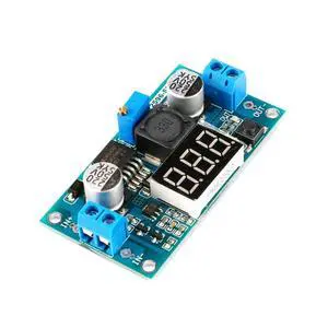 2Pcs LM2596 Adjustable DC-DC Buck Converter Module with Voltage Meter 2Pcs LM2596 Adjustable DC-DC Buck Converter Module with Voltage Meter