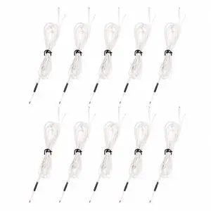 10Pcs 3D Printer NTC Thermistor 100K 3950 1% Single-Ended Temperature Sensor 10Pcs 3D Printer NTC Thermistor 100K 3950 1% Single-Ended Temperature Sensor