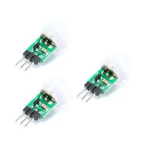 3Pcs AS312 Mini PIR Infrared Motion Sensor Module, Pyroelectric Human Body Detection 3Pcs AS312 Mini PIR Infrared Motion Sensor Module, Pyroelectric Human Body Detection